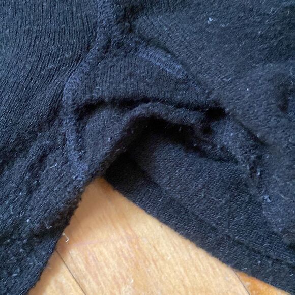 Bundle of two pairs of tights, H&M black and unlabeled gray. - Picture 6 of 6